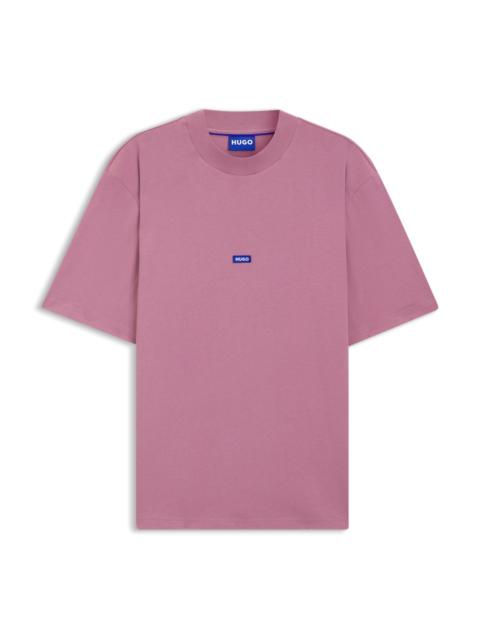 HUGO LOGO-PATCH T-SHIRT IN COTTON JERSEY