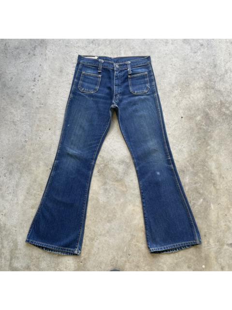 Other Designers Vintage 80s Big John Flare Talon Zip Jeans Denim Pants Faded