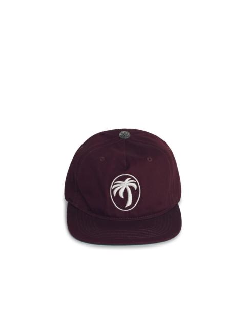 Palm Angels Palm Angels Oval' Burgundy Cotton Cap