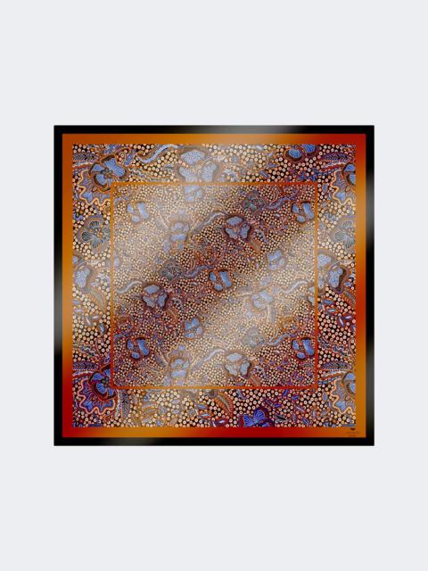 WEEKEND Max Mara Printed silk foulard - HAZELNUT BROWN