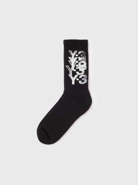 Y-3 Y-3 Graphic Crew Socks