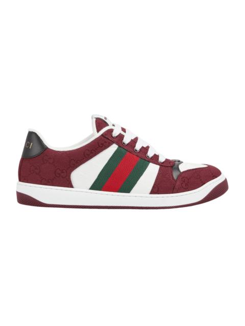GUCCI GUCCI Screener Rosso Ancora GG Sneakers $1020 New