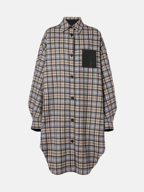 Loewe Reversible wool and cashmere coat