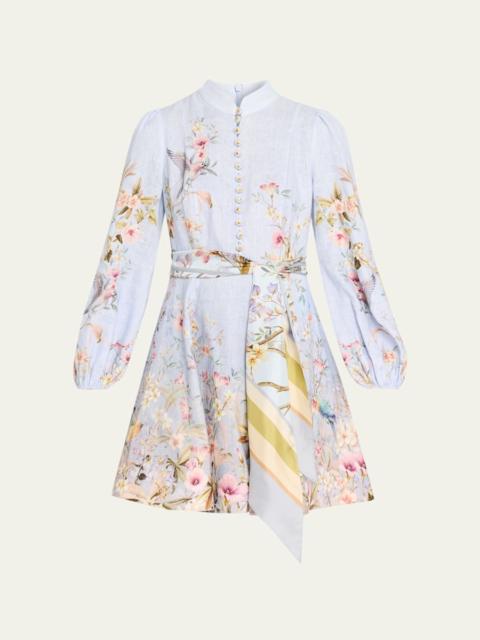 Zimmermann Rebellion Button Mini Dress