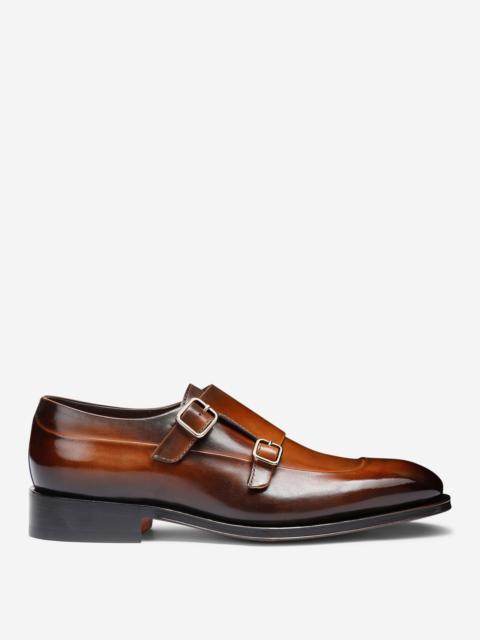 Santoni DOUBLE BUCKLE SHOES