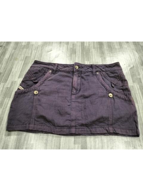 Diesel Diesel Mini Skirt Sunfaded Design