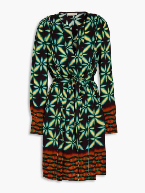 ULLA JOHNSON Daisy printed crepe mini dress