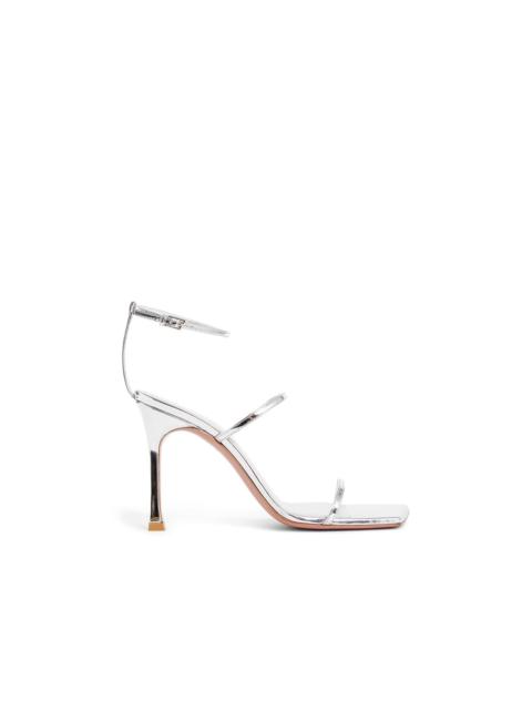 Amina Muaddi Maya Leather Sandals Women