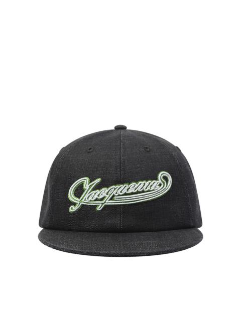 JACQUEMUS La Casquette Baseball Cap in Navy