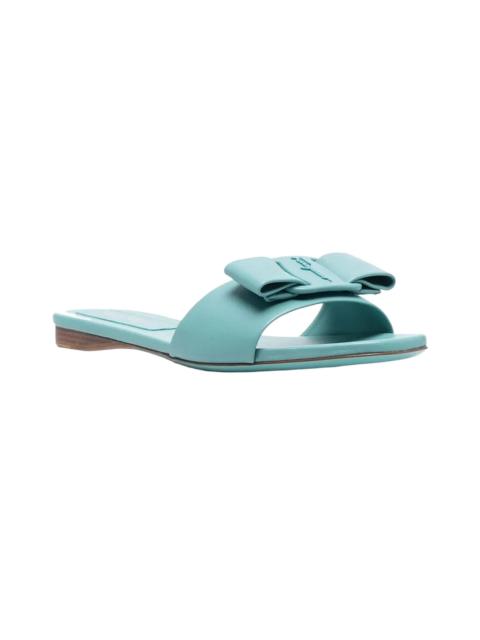 FERRAGAMO Ferragamo Bow Leather Slide