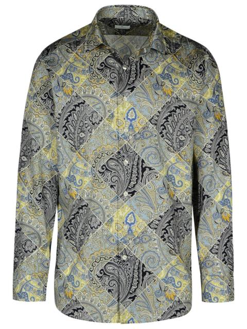 Etro Etro 'ROMA' Multicolor Cotton Shirt