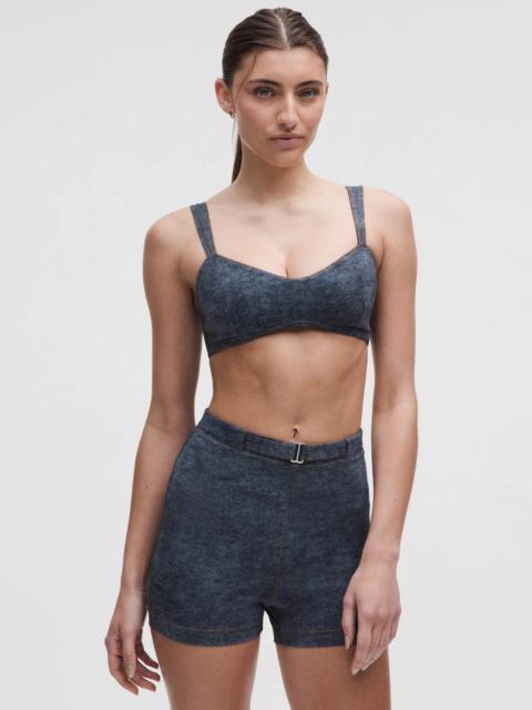 lululemon Set of the Month: Everlux Denim-Print Bra *Light Support, A/B Cup
