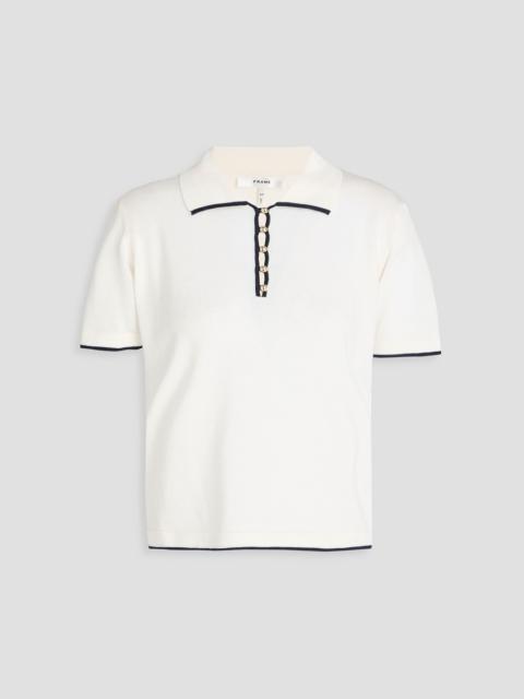 FRAME Cotton polo shirt