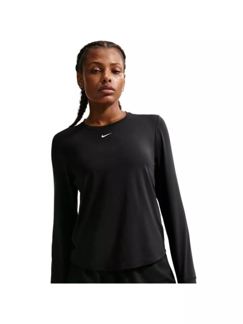 Nike Women's One Classic Dri-FIT Long-Sleeve Top -Black