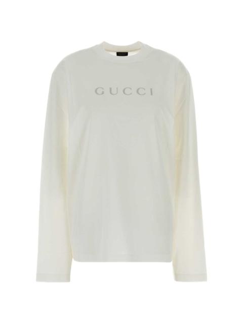 GUCCI Gucci Women Logo Cotton T-Shirt