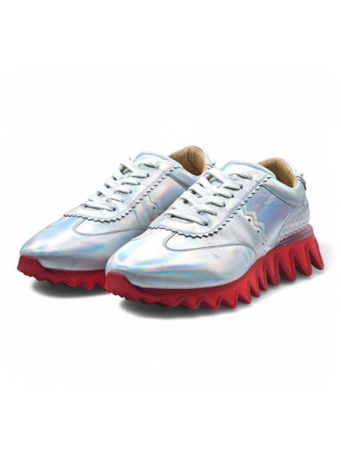 Christian Louboutin Loubishark Iridescent Sneakers - Silver EU 43.5 / US 10.5