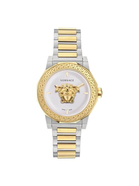 VERSACE Versace Medusa Quartz White Dial Two-Tone Ladies Watch VE7B00423