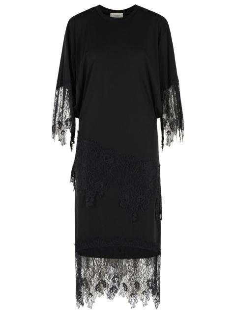 Blumarine Blumarine Punto Milano Black Midi Dress Women