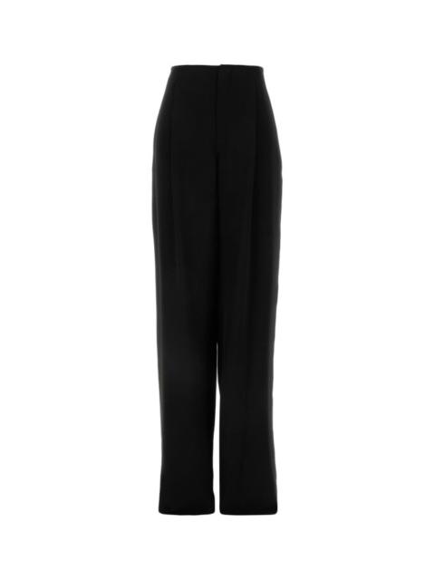 SAINT LAURENT Saint Laurent Women Black Silk Pant