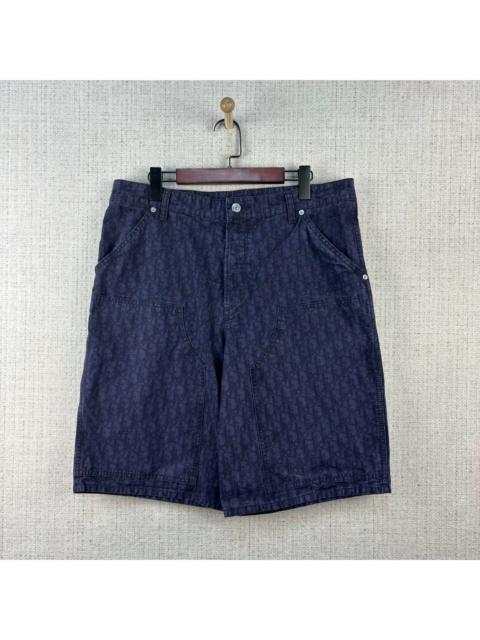 Dior DIOR FW22 Printed Mid-Rise Straight-Leg Cargo Shorts