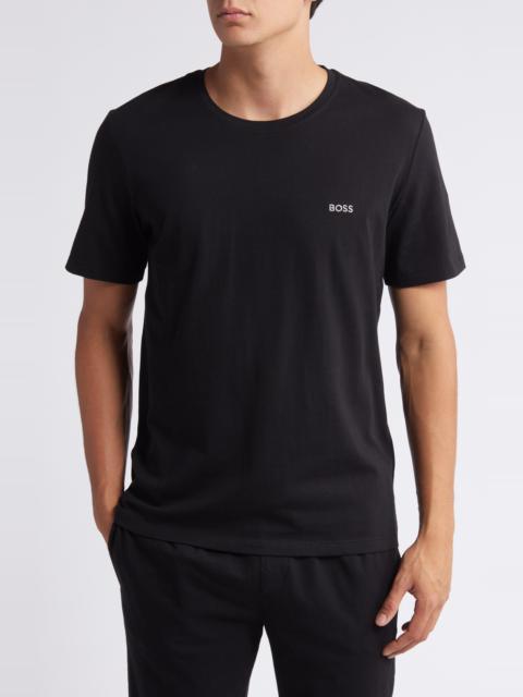 BOSS Mix Match Pajama T-Shirt in Black at Nordstrom