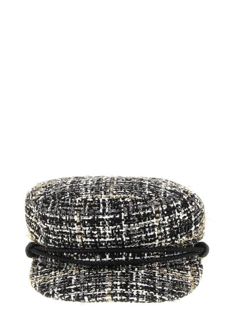 MAISON MICHEL 'Stage Shiny Tweed' hat