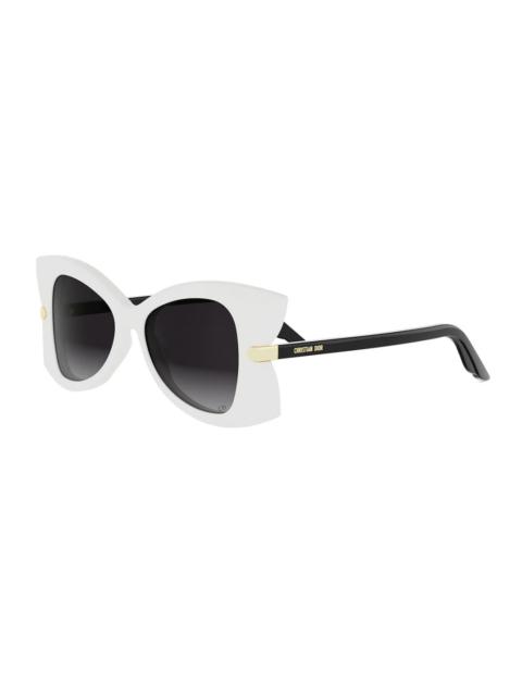 Dior Dior DIORBUTTERFLY S1I Smoke Gradient Butterfly Ladies Sunglasses CD402271 25B 51