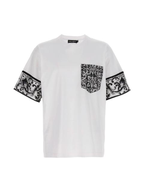 Dolce & Gabbana Dolce & Gabbana Men 'Maiolica' Print T-Shirt