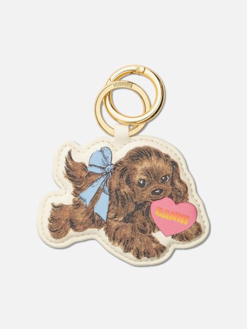 GANNI PUPPY KEYRING