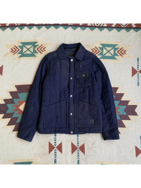 ANONYMOUSISM Zara Man Duck Canvas Workers Jacket Navy