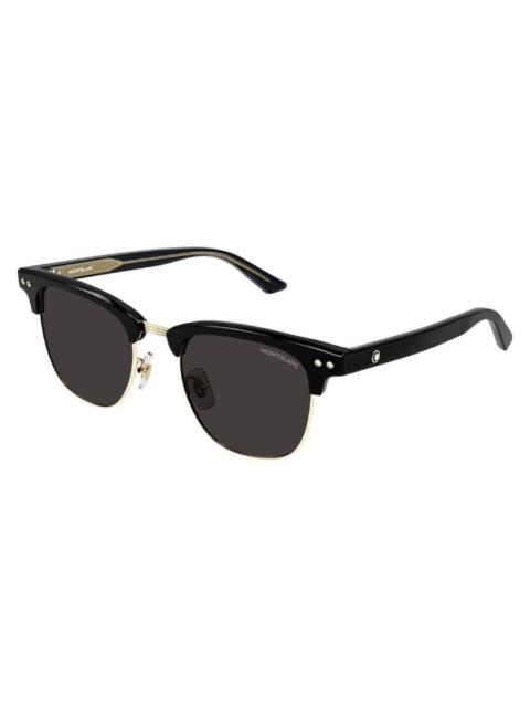 Montblanc Montblanc Grey Square Men's Sunglasses MB0382S 001 52