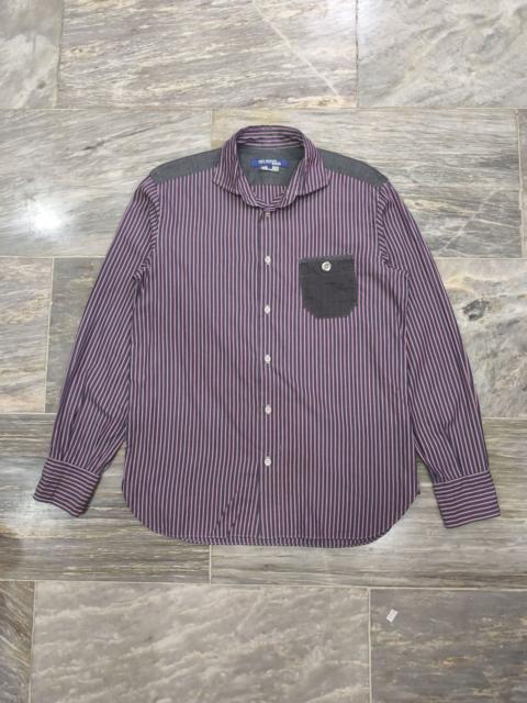 Junya Watanabe MAN JUNYA WATANABE MAN CDG Yoke Switch Stripe Shirt