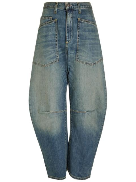 NILI LOTAN Nili Lotan Shon Barrel-leg Jeans