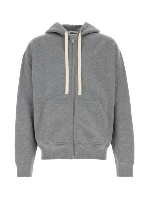 Jil Sander Jil Sander Men Grey Cotton Sweatshirt