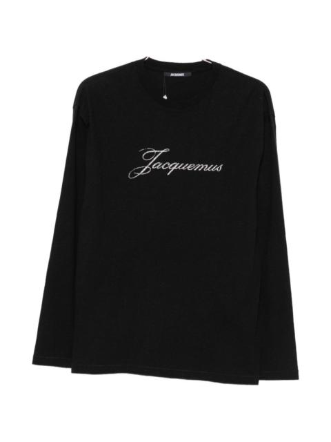 JACQUEMUS Jacquemus Women Logo Cotton T-Shirt