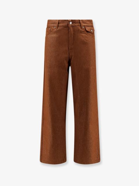 Other Designers Walk In Paris Baggy Brown Denim Trousers