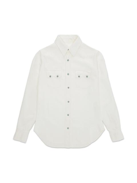 FORTELA Fortela Toledo Texan Shirt in Cream at Nordstrom