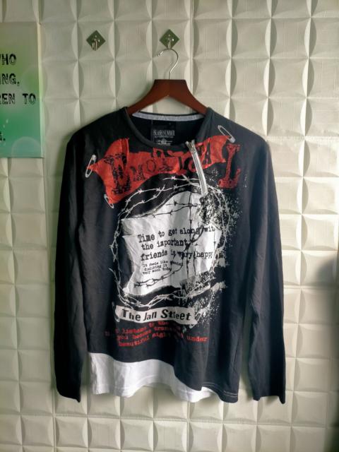 Other Designers If Six Was Nine - Slash Number Punk Long Sleeve Tshirt