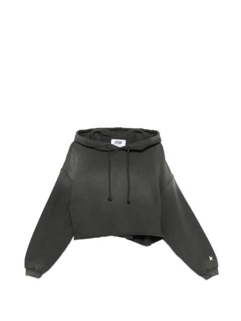 Golden Goose `Star` Oversize Cropped Hoodie