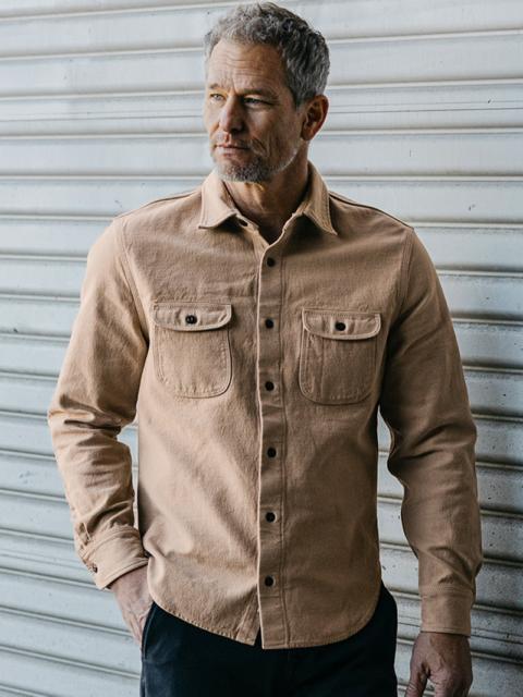 HIROSHI KATO The Brace Vintage Back Sateen - Sawdust