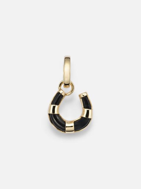 FOUNDRAE 18kt gold pendant with onyx