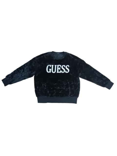 Other Designers GUESS EMBROIDERED SPELL OUT SWEATSHIRT