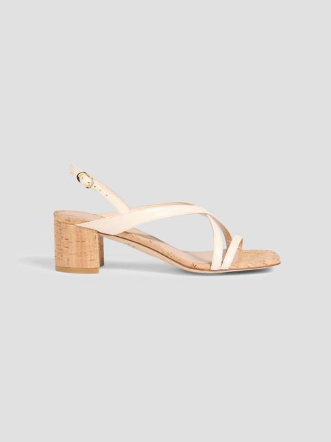 Stuart Weitzman Oasis 50 leather slingback sandals