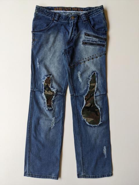 Other Designers If Six Was Nine - Acid Jazz Men patchwork clawmark jeans