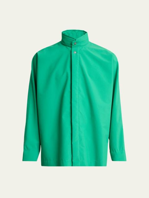 ISSEY MIYAKE Men's Padded Snap-Front Shirt