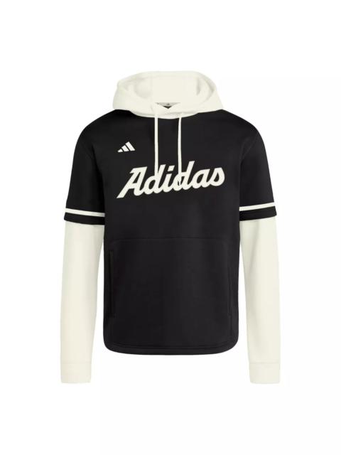 adidas Men's Dugout Hooded Jersey-Beige