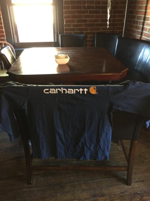 Carhartt Navy L/S T shirt