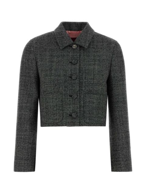 GUCCI Gucci Women Two-Tone Wool Blazer
