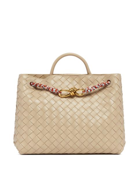 Bottega Veneta Beige Medium Andiamo Bag