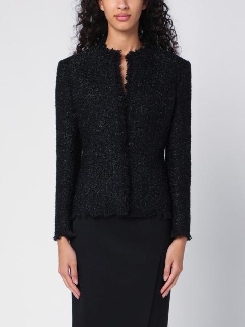 Givenchy Black tweed and lurex jacket